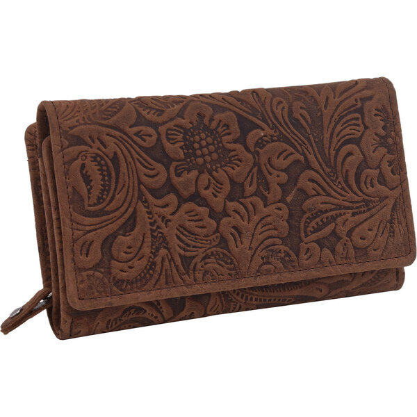 Dámska kožená peňaženka MERCUCIO tmavohnedá 4211866 59609312