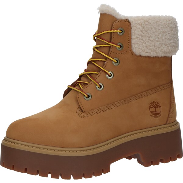 TIMBERLAND Šnurovacie členkové čižmy svetlobéžová / karamelová 59644845