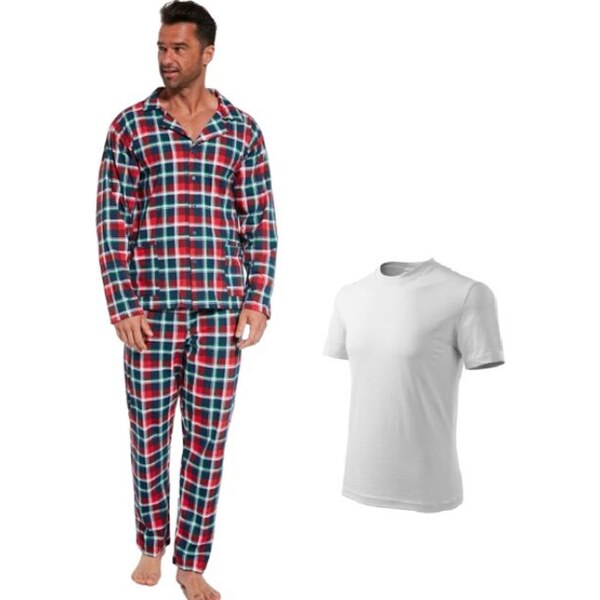 Cornette Pyžamo Jimmie + Tričko na Spanie Zadarmo 59616954