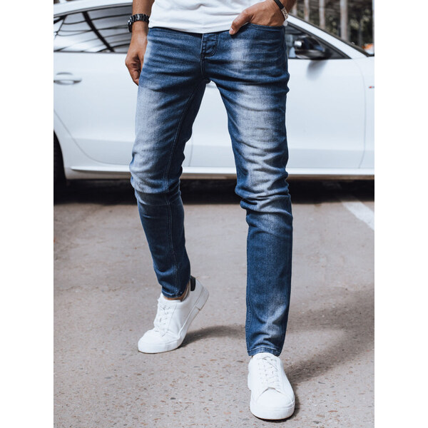 Pánske tmavomodré džínsové nohavice Dstreet UX4227 58178087