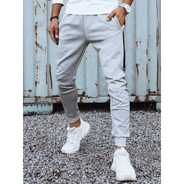 Pánske teplákové nohavice Farba svetlosivá DSTREET UX4125 58178140