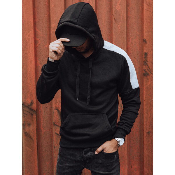 Čierna pánska mikina s kapucňou Dstreet BX5806 58178171