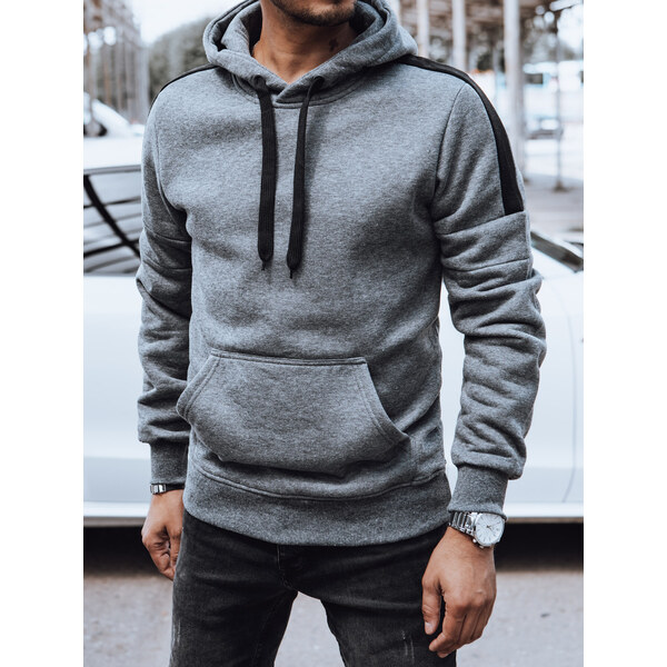 Pánska mikina s kapucňou čierna Dstreet BX5821 65597763