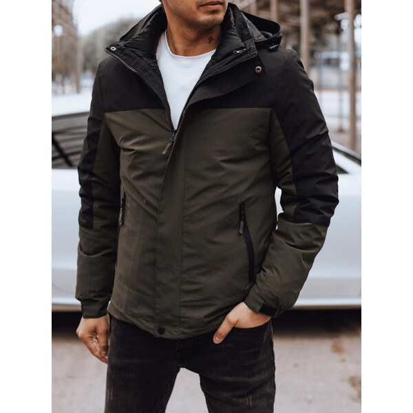 Pánska zimná bunda s kapucňou Dstreet TX4896 - výpredaj 66908623