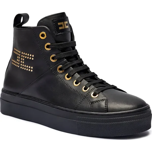 Elisabetta Franchi Kožené sneakersy 59614222