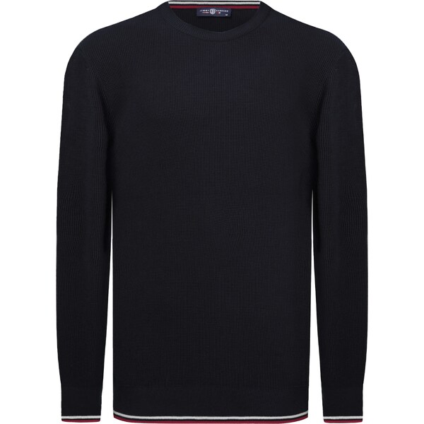 Jimmy Sanders Sveter námornícka modrá / biela 59644725