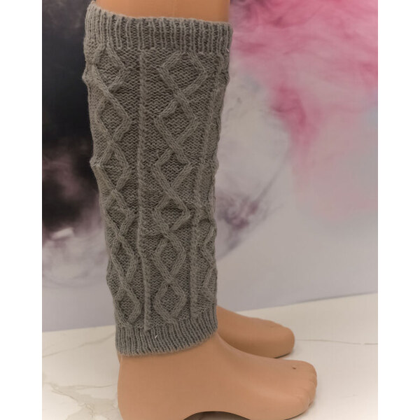 PERSAIL Pletené sivé ponožkové návleky ARTEX 59655725