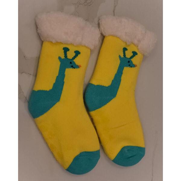 PERSAIL Detské zateplené termo ponožky ŽIRAFA 5 20-27 59655755