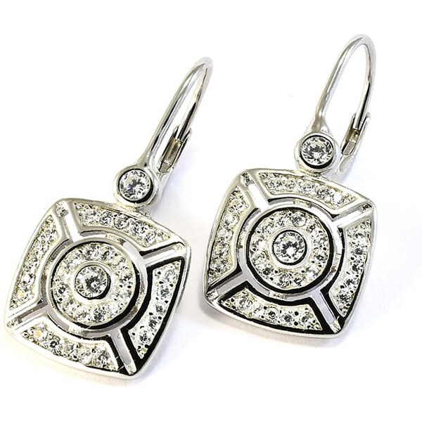 Strieborné náušnice Glare 645 59668954