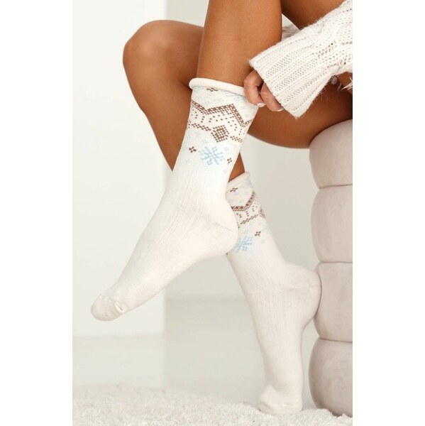 Dámske teplé ponožky Milena 0118-011 Froté 37-41 59685247