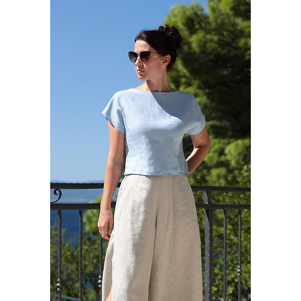 Lotika Linen České ľanové tričko 63334346