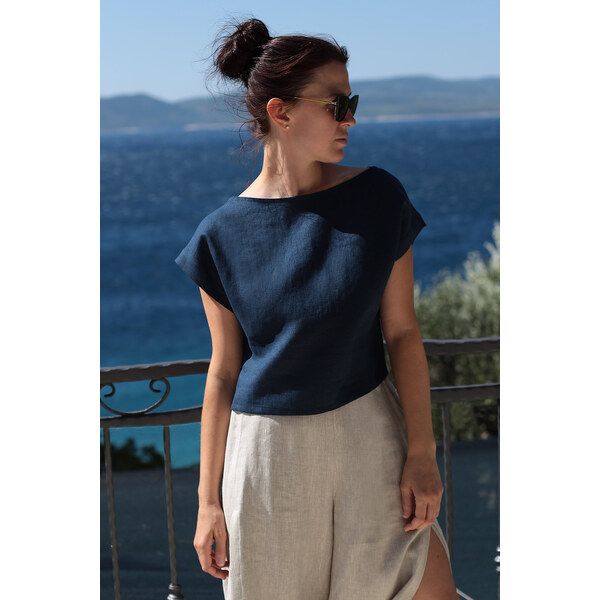 Lotika Linen České ľanové tričko 63334351