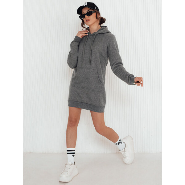 Dámske mikinové šaty TIMMY tmavomodré Dstreet EY1930 65504388