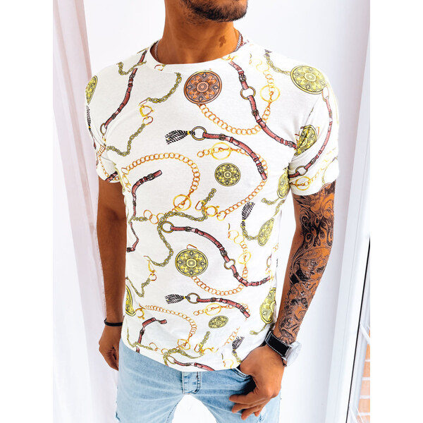 Pánske tričko s potlačou Farba Biely DSTREET RX5125 65607592