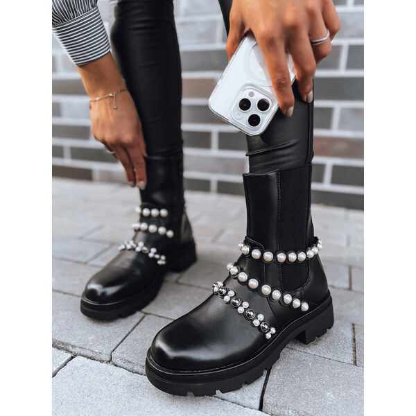 Dámske čižmy CALLA Farba čierna DSTREET 60160566