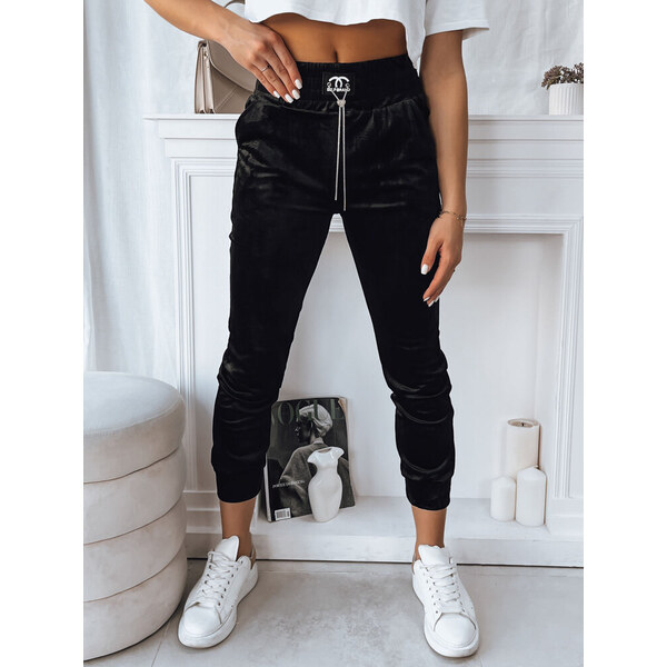 Dámske teplákové nohavice AVENUE Farba čierna DSTREET 50684164