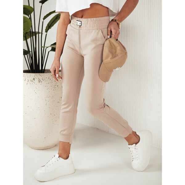 Dámske teplákové nohavice DAVE Farba béžová DSTREET 50683392