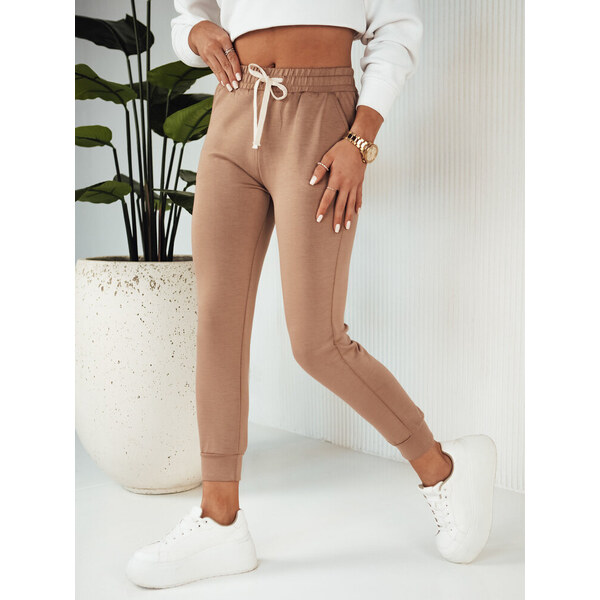 Dámske teplákové nohavice MILA Farba camelová DSTREET 50682163