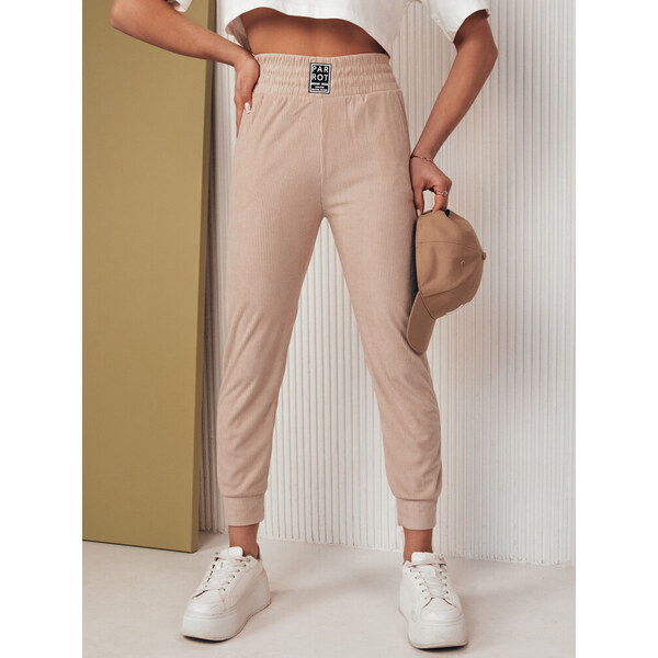 Dámske teplákové nohavice LORIST Farba béžová DSTREET 50637818