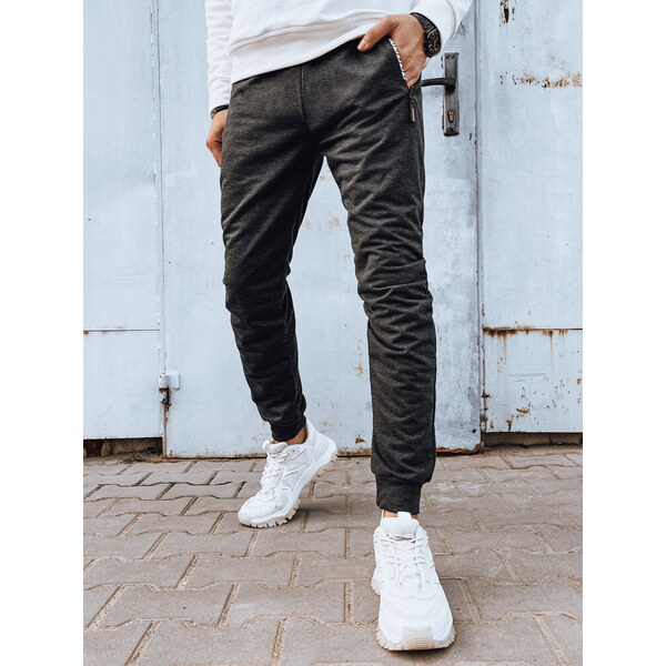 Pánske teplákové nohavice Farba tmavosivá DSTREET 50674202