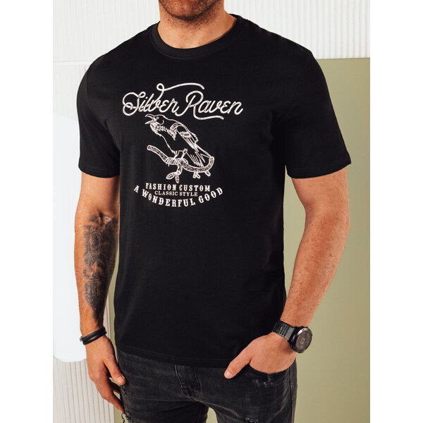 DStreet Pánske tričko s potlačou čierne 64663713