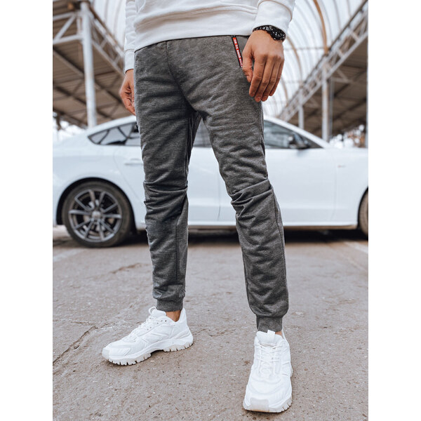 Pánske teplákové nohavice Farba svetlosivá DSTREET 50681843