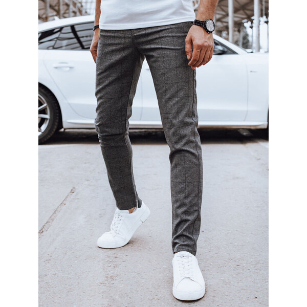 Pánske grafitové nohavice Dstreet 52583147