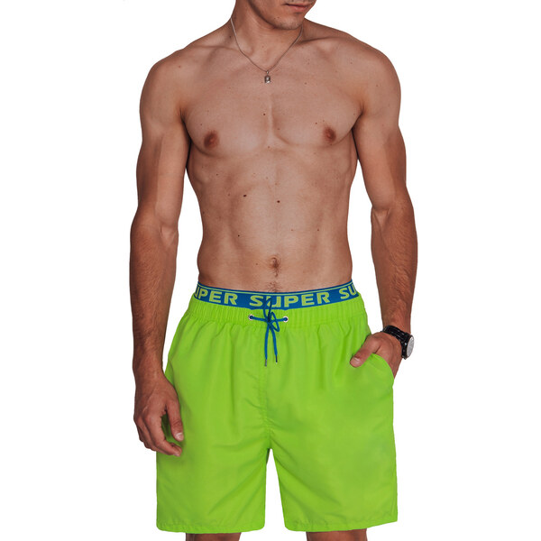 Zelené pánske kúpacie šortky Dstreet 53974627
