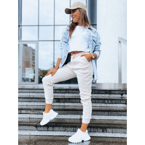 Dámske teplákové nohavice MARIE Farba béžová DSTREET 50706545