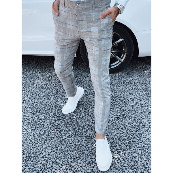DStreet Pánske svetlosivé chino nohavice 54177888