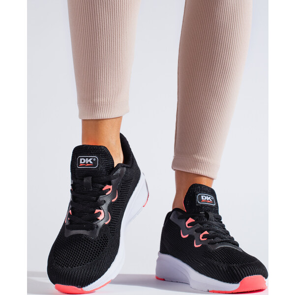 BASIC ČIERNE ŠPORTOVÉ TOPÁNKY NA PLATFORME DK VB25935B/ROSA 30275661