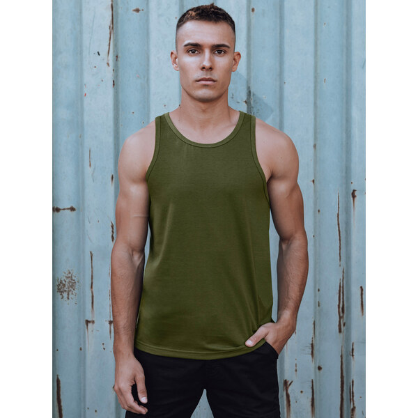 Pánske tielko bez potlače čierne Dstreet RX3495 67027360