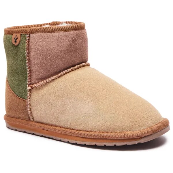 EMU Australia Kožené snehule Wallaby Mini Patchwork | s prímesou vlny 59672791