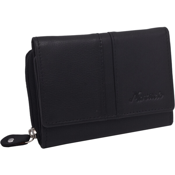 Dámska kožená peňaženka MERCUCIO čierna 2511653 59692176