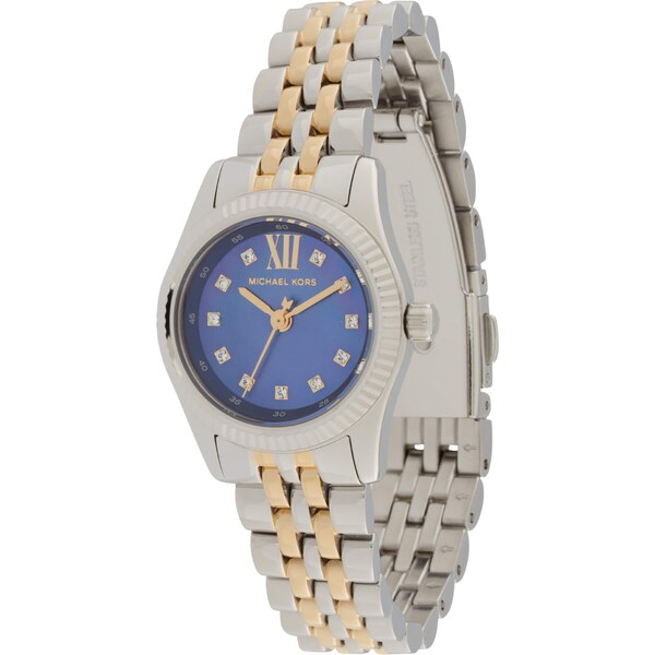 MICHAEL Michael Kors Analógové hodinky LEXINGTON zafírová / zlatá / 60914583