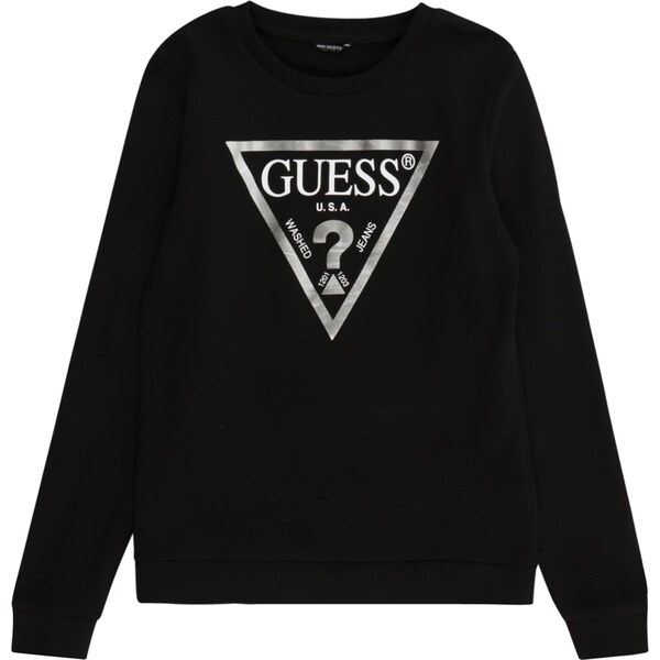 GUESS Mikina čierna / strieborná 60356973