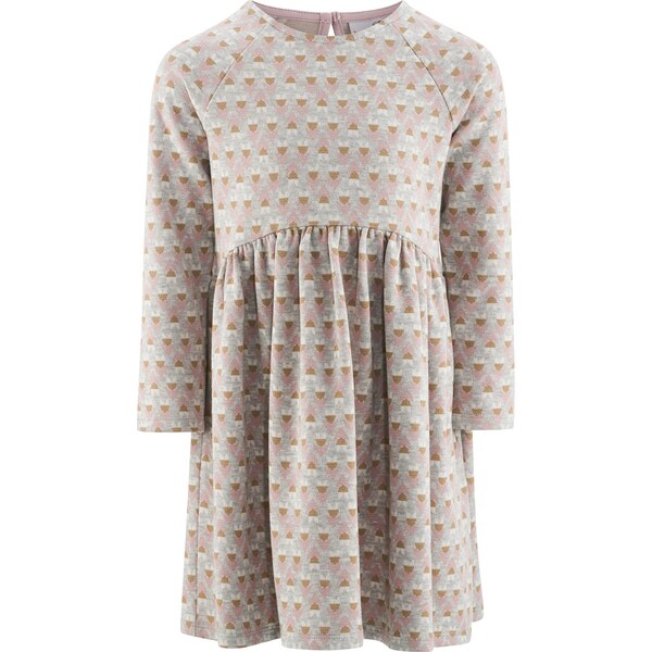 happy girls Šaty svetlohnedá / svetlosivá / ružová / šedobiela 60868306