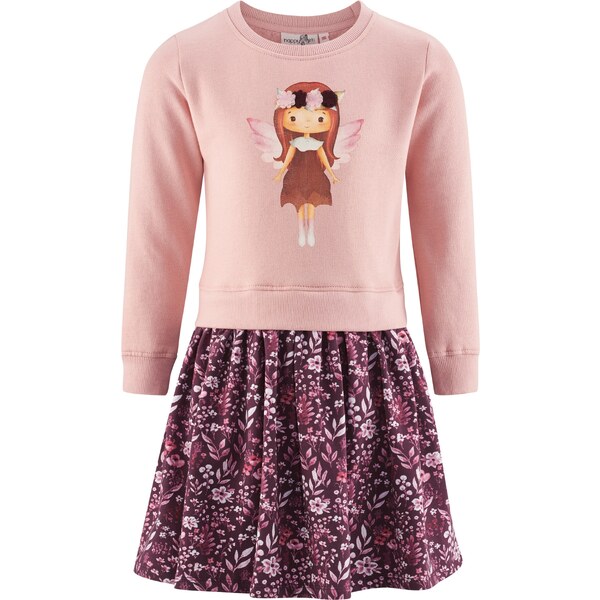 happy girls Šaty hnedá / farba lesného ovocia / ružová / biela 60868331