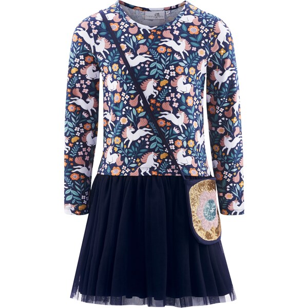 happy girls Šaty námornícka modrá / zlatá / púdrová / biela 60868353