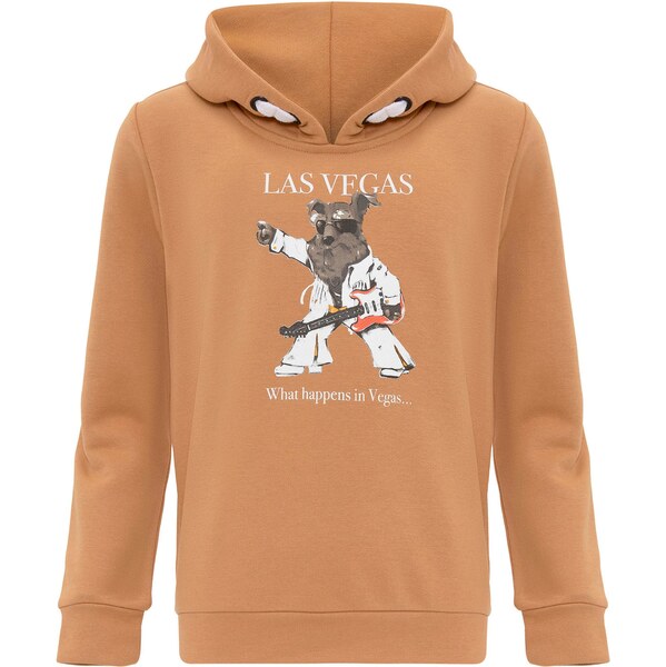 Williot Mikina karamelová / sépiová / biela 60683877