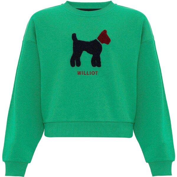 Williot Mikina zelená / čierna 60683916
