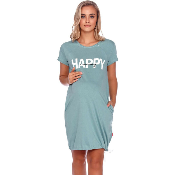 Dámske tehotenské tričko 9504 zelené - Doctornap 61175758