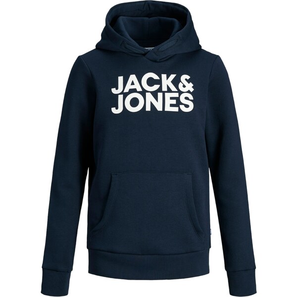 Jack & Jones Junior Mikina námornícka modrá / biela 64559098
