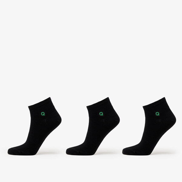 Queens Essential Ankle Socks 3-Pack Black 43-46 59716766