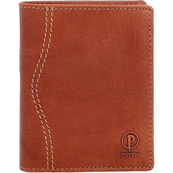 Pánska kožená peňaženka Poyem koňaková 5235 Poyem KO 64020125