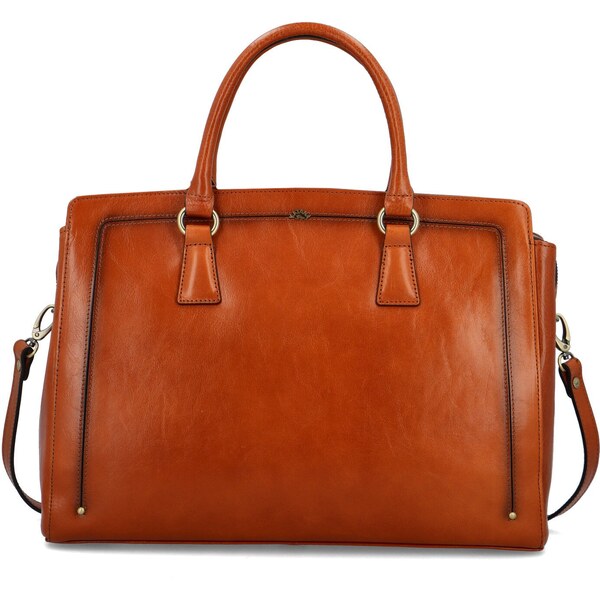 Dámska kožená kabelka do ruky koňaková - Katana Tasília koňak 59775251