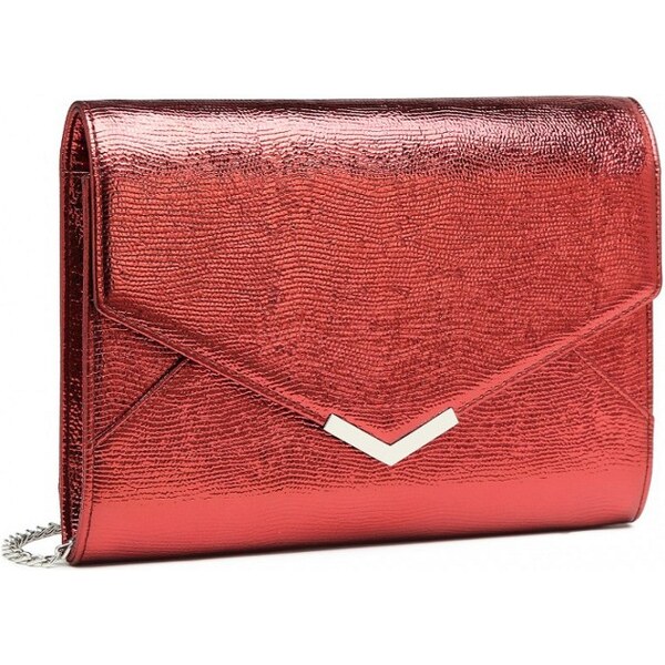 Konofactory Červená lakovaná spoločenská kabelka Gem 59717992