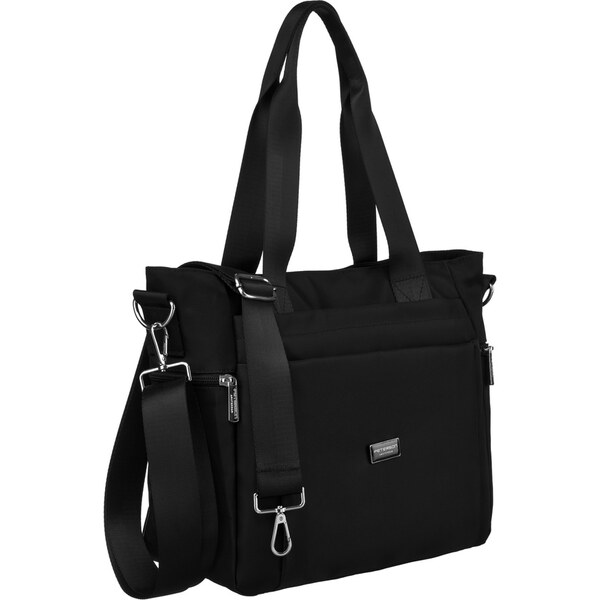 Veľká čierna shopper kabelka na každý deň – Peterson 66386142