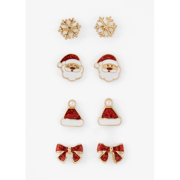 bonprix Sada náušníc (8-dielna), farba zlatá 59720382