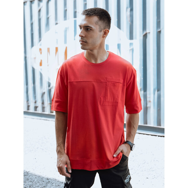 Pánske tričko červené Dstreet RX5603 65597746
